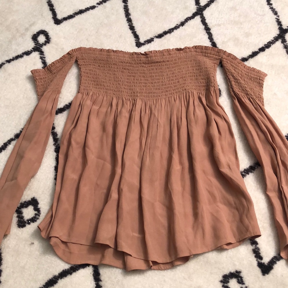 Forever 21 bell sleeve off the shoulder top